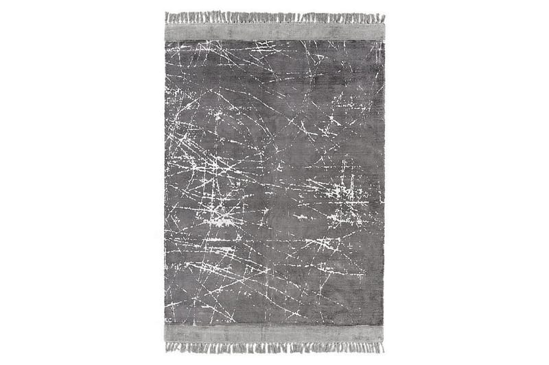 Matta Hanli - Grå, vit, 160x230 cm - Textilier & mattor - Mattor - Modern matta - Viskosmattor