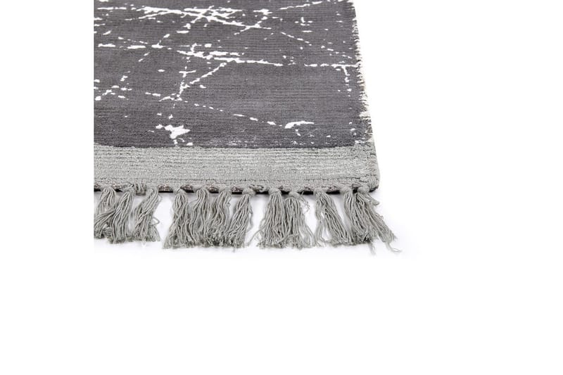 Matta Hanli - Grå, vit, 80x150 cm - Textilier & mattor - Mattor - Modern matta - Viskosmattor