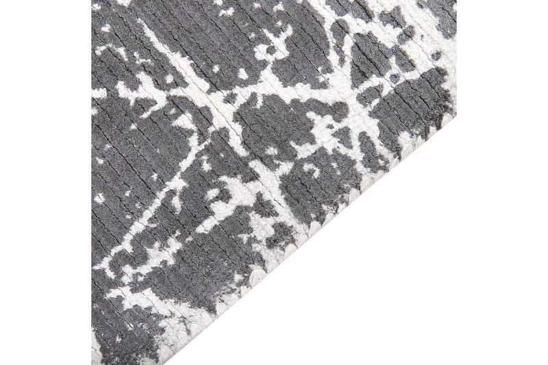 Matta Hanli - Grå, vit, 80x150 cm - Textilier & mattor - Mattor - Modern matta - Viskosmattor