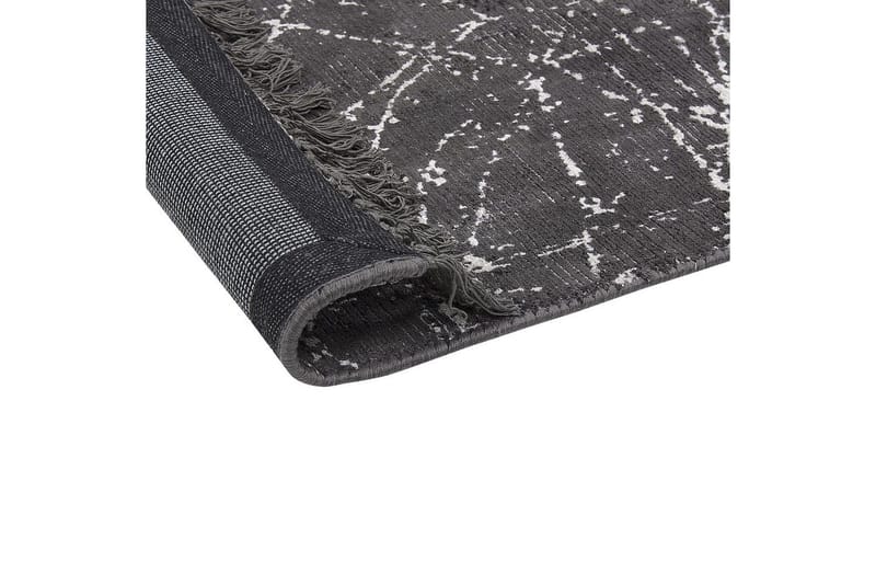 Matta Hanli - Mörkgrå, vit, 160x230 cm - Textilier & mattor - Mattor - Modern matta - Viskosmattor