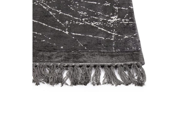 Matta Hanli - Mörkgrå, vit, 160x230 cm - Textilier & mattor - Mattor - Modern matta - Viskosmattor