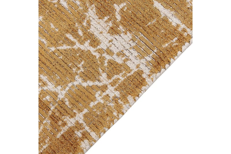 Matta Hanli - Orange, Vit, 80x150 cm - Textilier & mattor - Mattor - Modern matta - Viskosmattor