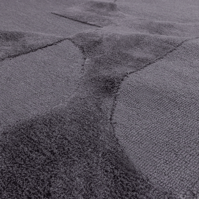 Matta Livo 160x160 cm - Grå - Textilier & mattor - Mattor - Modern matta - Ullmattor