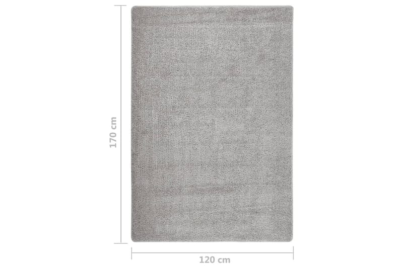 Matta ljusgrå 120x170 cm halkfri - Grå - Ryamattor