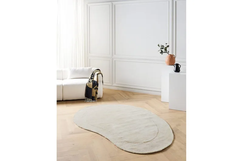Matta Masso - Beige - Textilier & mattor - Mattor - Modern matta - Viskosmattor