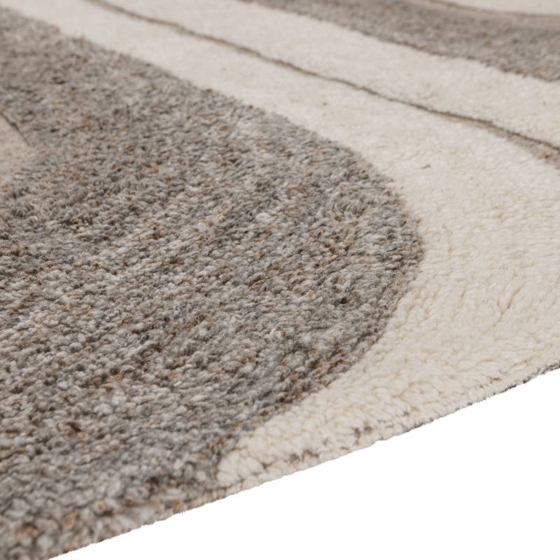 Matta Moro 170x240 cm - Grå/Vit - Textilier & mattor - Mattor - Modern matta - Ullmattor