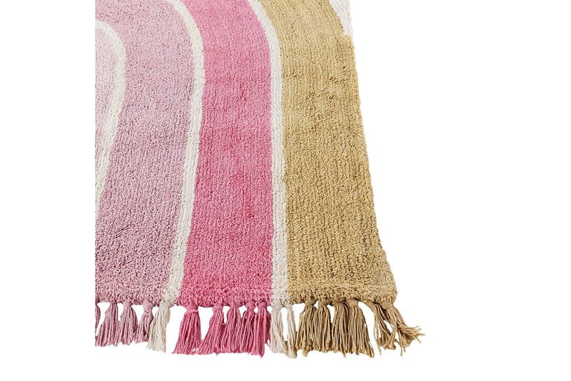 Matta Tatarli - Beige, rosa, gul - Textilier & mattor - Mattor - Modern matta - Bomullsmattor