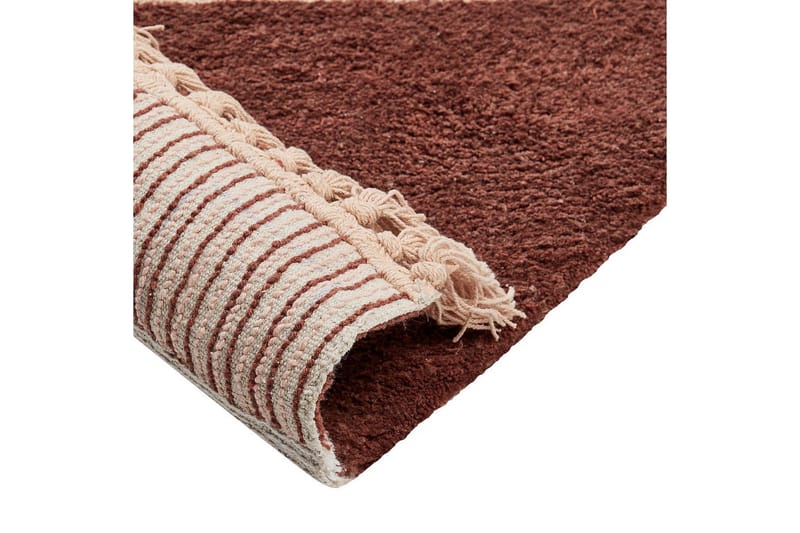 Matta Xuluf - Brun, Beige - Textilier & mattor - Mattor - Modern matta - Bomullsmattor