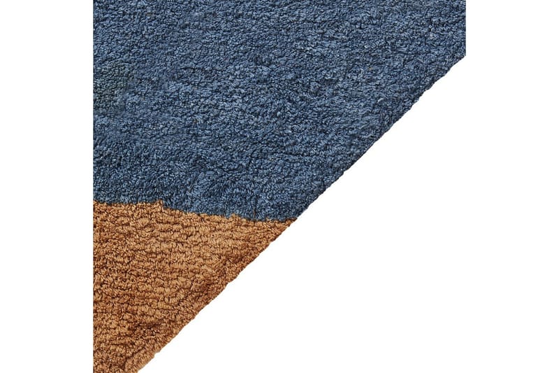 Matta Xuluf - Brun, Blå - Textilier & mattor - Mattor - Modern matta - Bomullsmattor