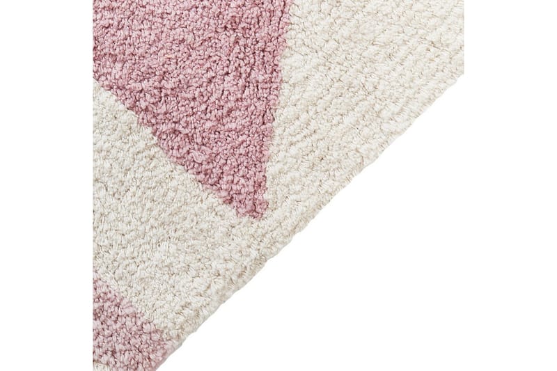 Matta Zaysan - Beige, rosa, lila, gul - Textilier & mattor - Mattor - Modern matta - Bomullsmattor