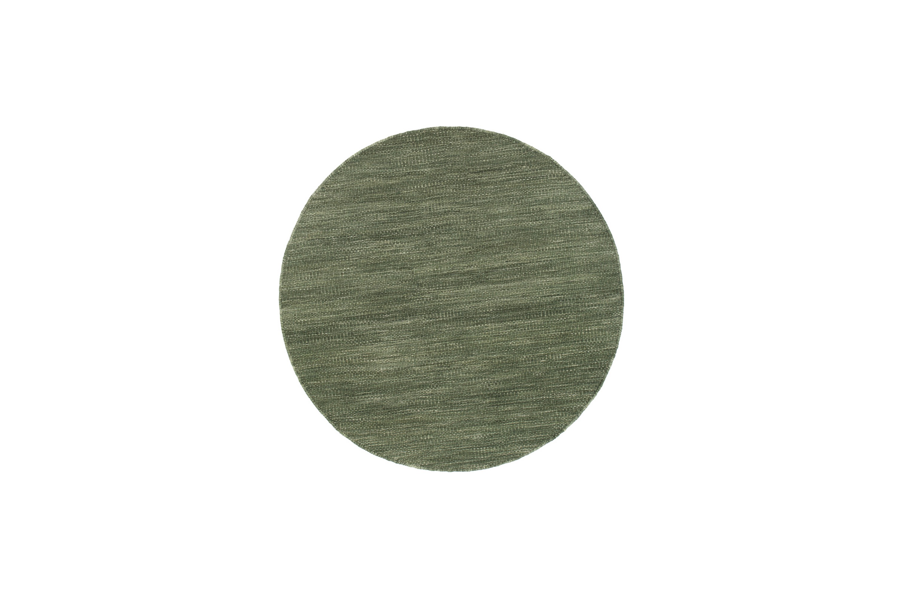 birka ullmatta rund 240 cm - grön