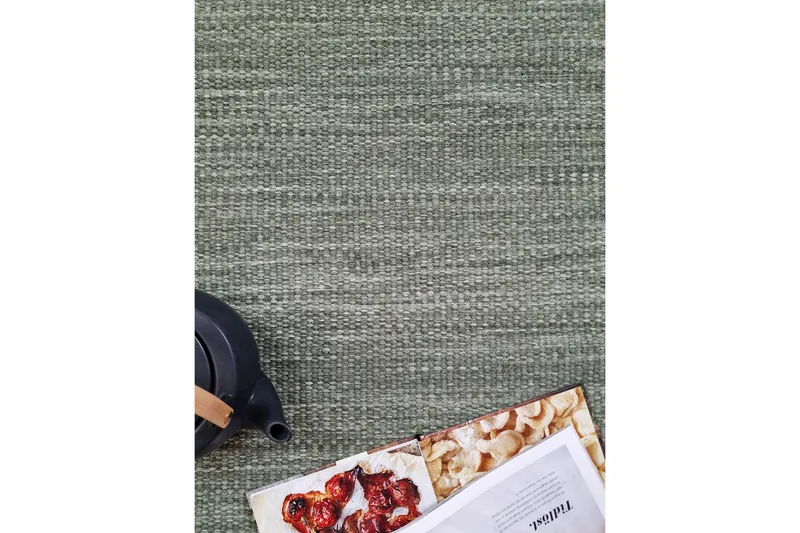 Birka Ullmatta Rund 240 cm - Grön - Textilier & mattor - Mattor - Modern matta - Ullmattor