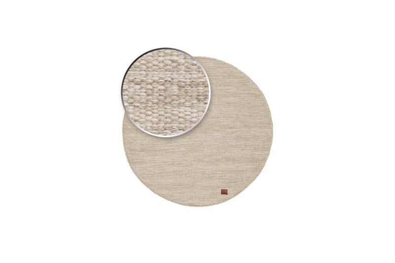 Birka Ullmatta Rund 240 cm - Linne - Textilier & mattor - Mattor - Modern matta - Ullmattor