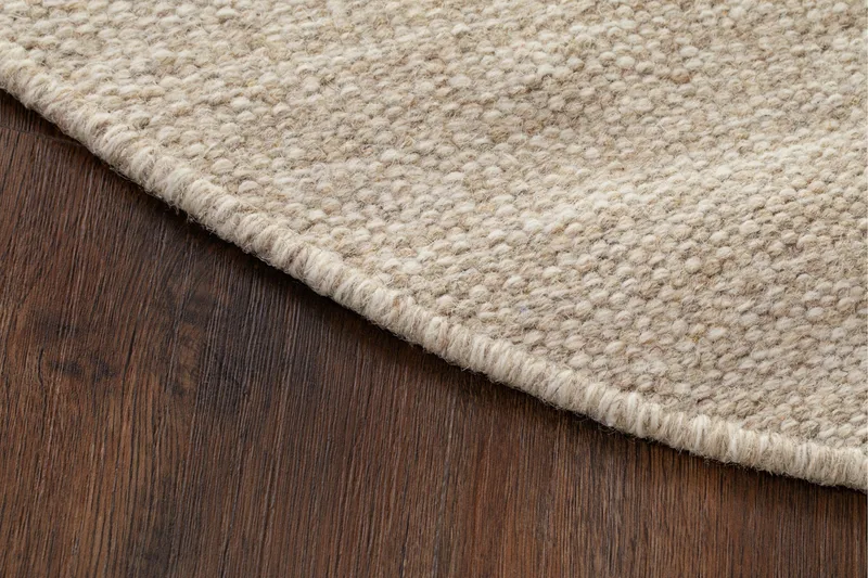 Birka Ullmatta Rund 300 cm - Linne - Textilier & mattor - Mattor - Modern matta - Ullmattor