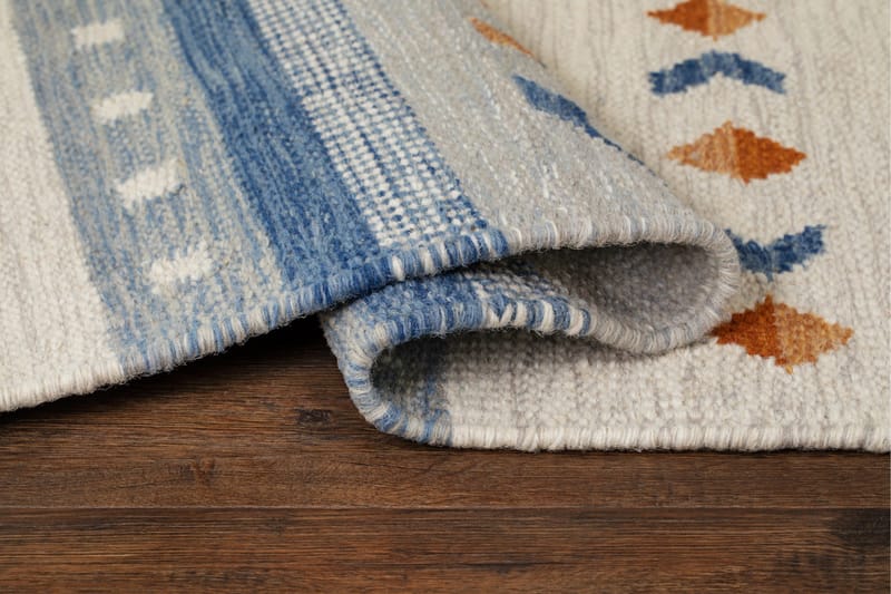 Fagersta Ullmatta 160x230 cm - Blå - Textilier & mattor - Mattor - Modern matta - Ullmattor