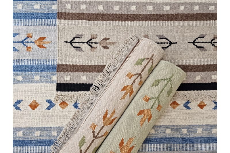 Fagersta Ullmatta 200x300 cm - Blå - Textilier & mattor - Mattor - Modern matta - Ullmattor