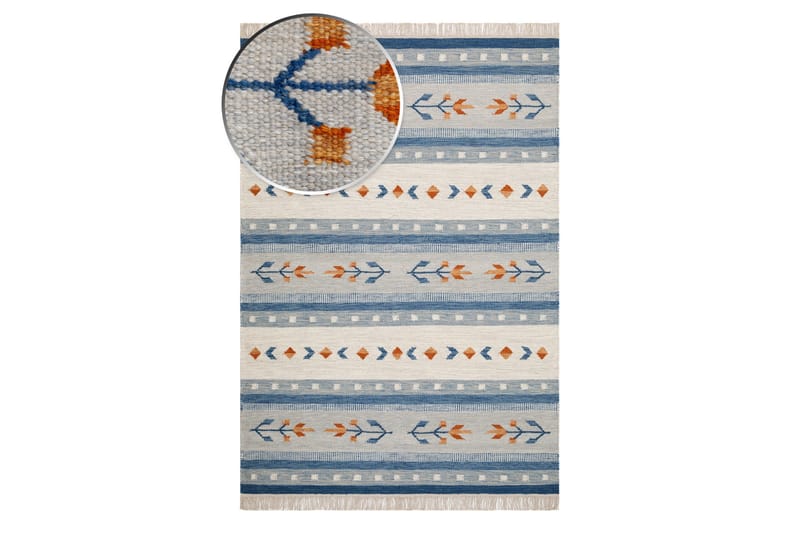 Fagersta Ullmatta 200x300 cm - Blå - Textilier & mattor - Mattor - Modern matta - Ullmattor