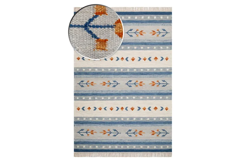 Fagersta Ullmatta 240x340 cm - Blå - Textilier & mattor - Mattor - Modern matta - Ullmattor