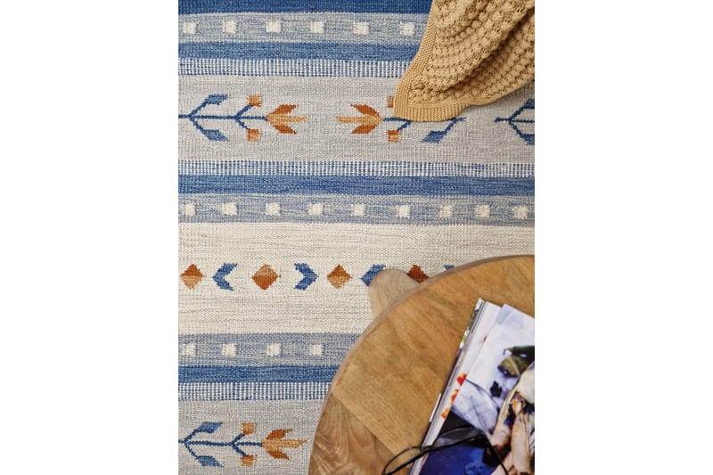 Fagersta Ullmatta 240x340 cm - Blå - Textilier & mattor - Mattor - Modern matta - Ullmattor