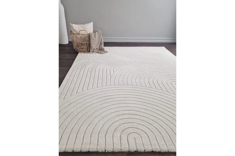 Genova Friezematta 280x380 cm - Vit - Textilier & mattor - Mattor - Modern matta - Friezemattor