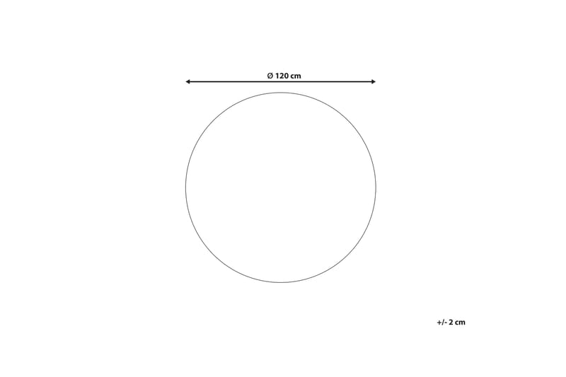 Menemen Jutematta 120 cm Rund Svart - Textilier & mattor - Mattor - Modern matta - Jutemattor & sisalmattor