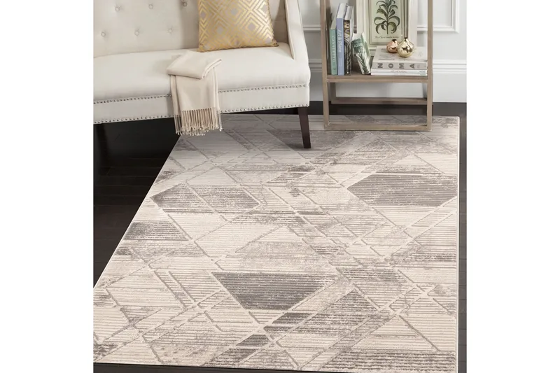 Merla Wiltonmatta 120x180 Rektangulär Grå/Beige/Brun