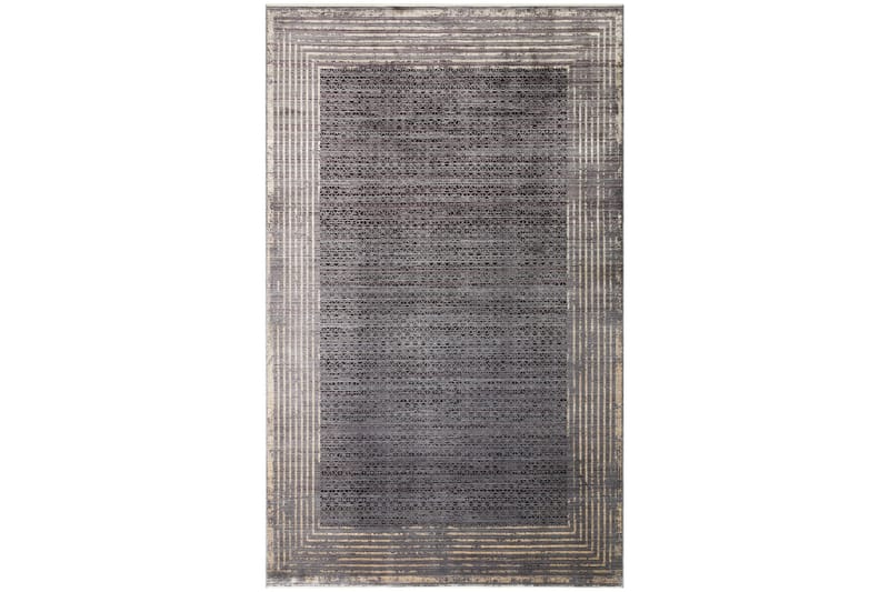 Mhl Gångmatta 100x200 Rektangulär Antracit/Guld - Textilier & mattor - Mattor - Modern matta - Gångmattor
