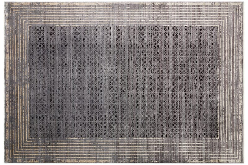 Mhl Gångmatta 100x200 Rektangulär Antracit/Guld - Textilier & mattor - Mattor - Modern matta - Gångmattor