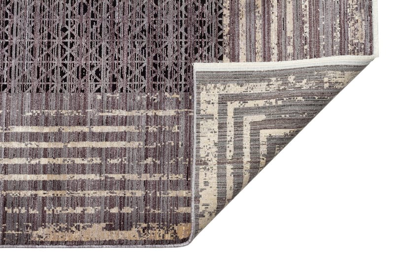 Mhl Gångmatta 100x200 cm Rektangulär - Antracit/Guld - Textilier & mattor - Mattor - Modern matta - Gångmattor