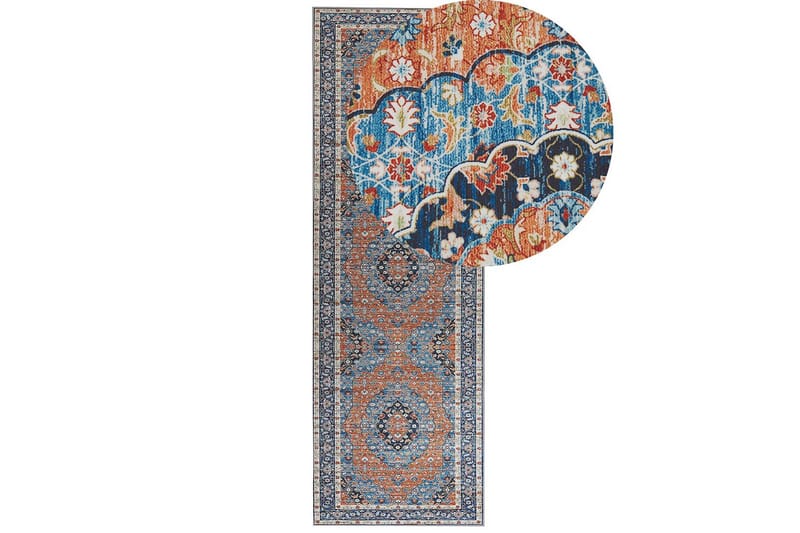 Midalam Ryamatta 80x240 cm Blå - Textilier & mattor - Mattor - Modern matta - Gångmattor