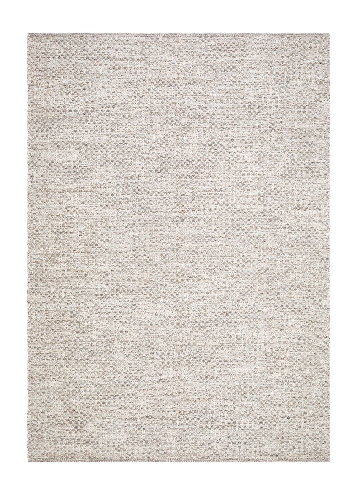varberg bomullsmatta 200x300 cm rektangulär - beige