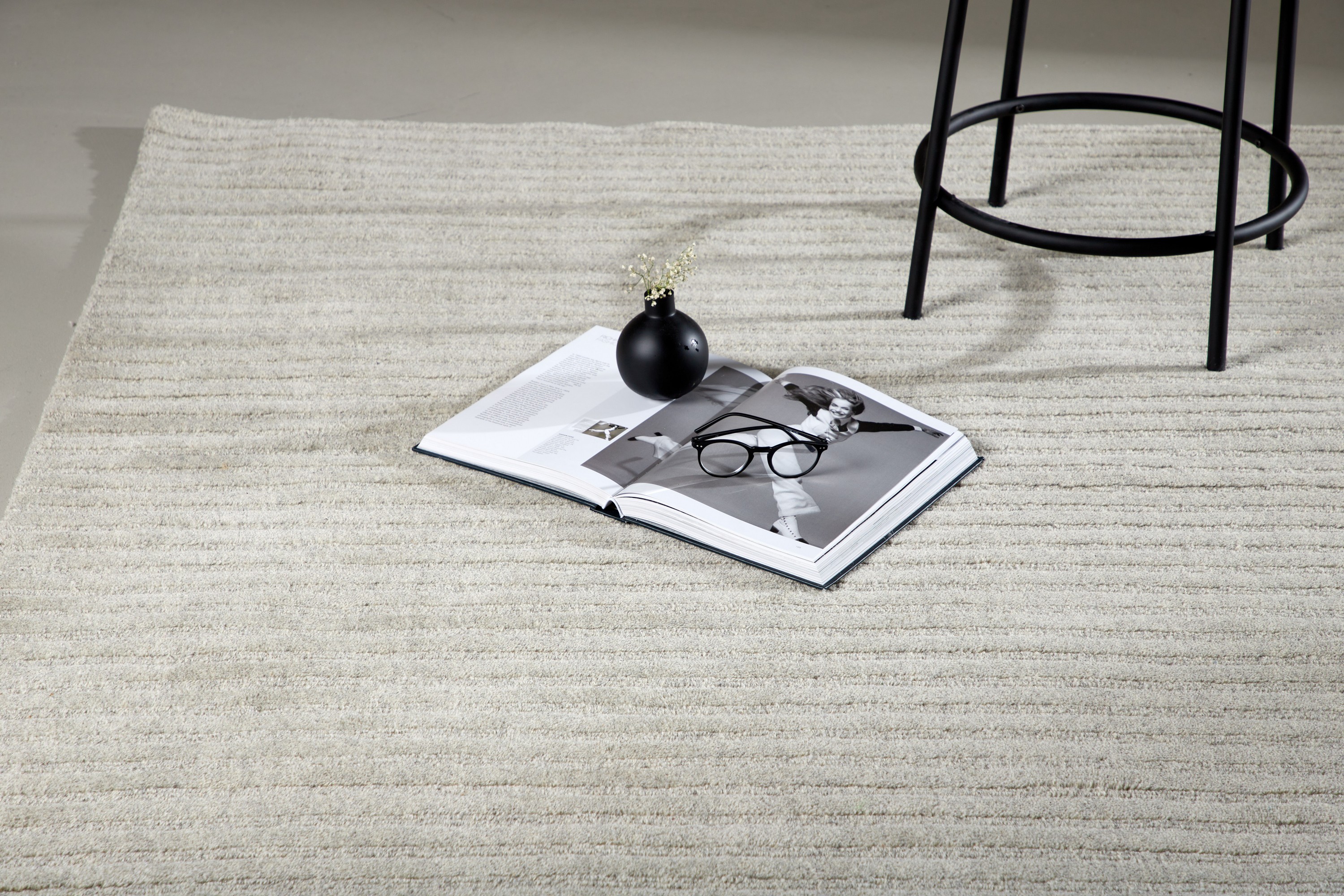 milton ullmatta 200x300 cm - ljusgrå