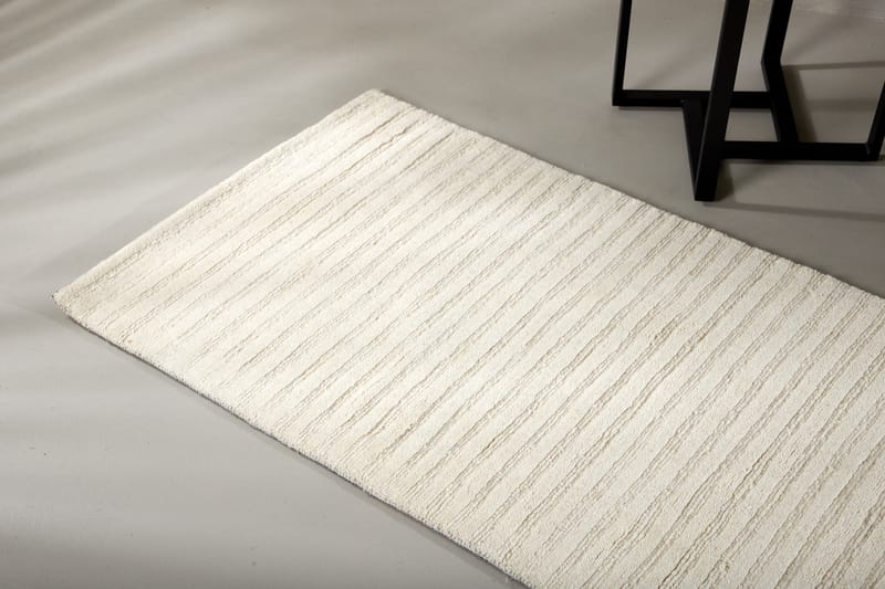 Milton Ullmatta 70x200 cm Rektangulär - Vit - Textilier & mattor - Mattor - Modern matta - Ullmattor