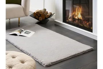 Mirpur Skinnmatta 80x150 cm - Grå - Textilier & mattor - Mattor - Modern matta - Wiltonmattor