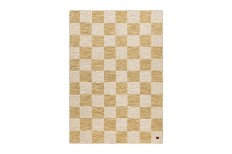 Moharan Ullmatta 140x200 cm Rektangulär, Gul