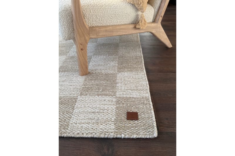 Moharan Ullmatta 140x200 cm Rektangulär - Linne - Textilier & mattor - Mattor - Modern matta - Ullmattor