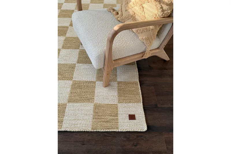 Moharan Ullmatta 200x300 cm Rektangulär - Gul - Textilier & mattor - Mattor - Modern matta - Ullmattor