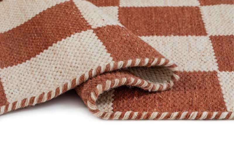 Moharan Ullmatta 200x300 cm Rektangulär - Terrakotta - Textilier & mattor - Mattor - Modern matta - Ullmattor
