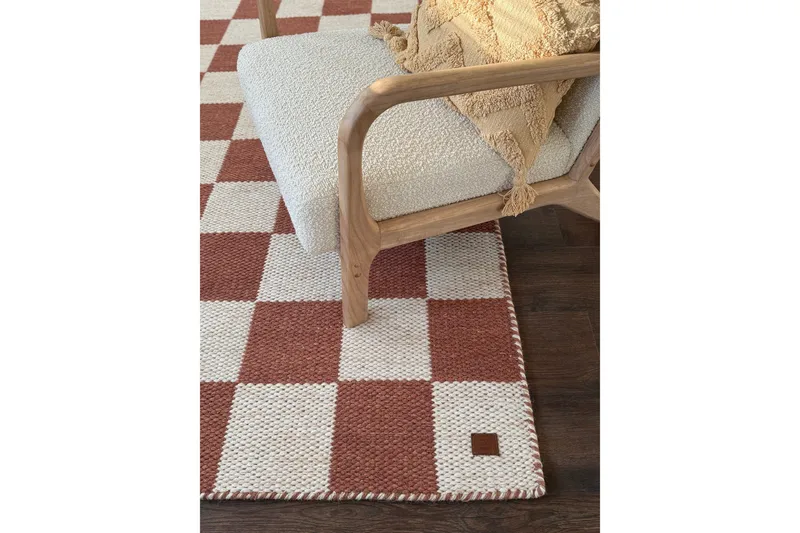 Moharan Ullmatta 200x300 cm Rektangulär - Terrakotta - Textilier & mattor - Mattor - Modern matta - Ullmattor