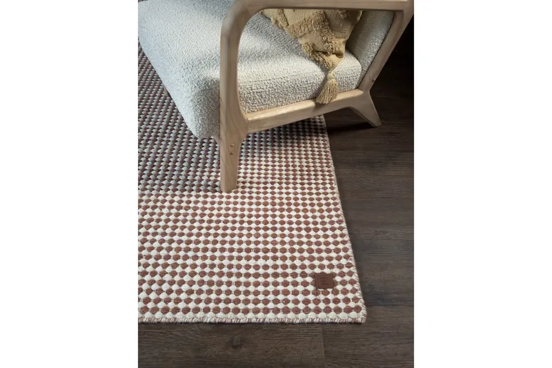 Mohardi Ullmatta 140x200 cm Rektangulär - Terrakotta - Textilier & mattor - Mattor - Modern matta - Ullmattor