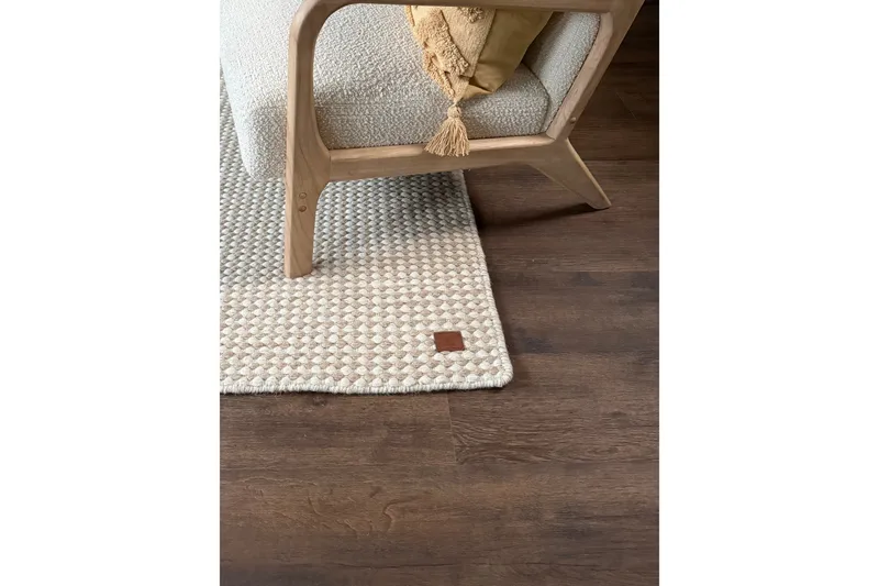 Mohardi Ullmatta 160x230 cm Rektangulär - Linne - Textilier & mattor - Mattor - Modern matta - Ullmattor