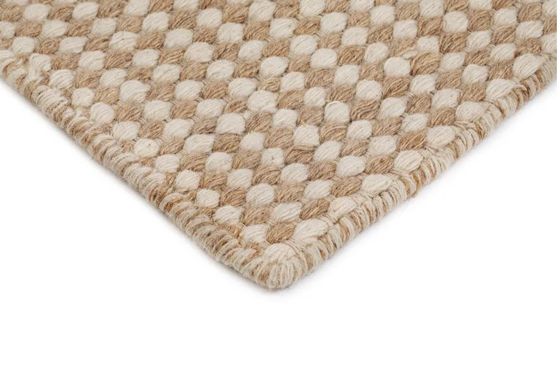 Mohardi Ullmatta 160x230 cm Rektangulär - Linne - Textilier & mattor - Mattor - Modern matta - Ullmattor