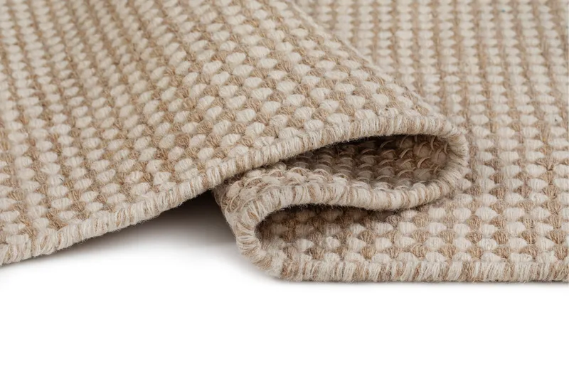 Mohardi Ullmatta 160x230 cm Rektangulär - Linne - Textilier & mattor - Mattor - Modern matta - Ullmattor