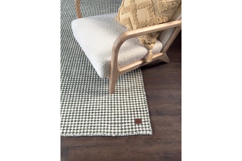 Mohardi Ullmatta 80x200 cm Oblong - Emeraldgrön - Textilier & mattor - Mattor - Modern matta - Ullmattor