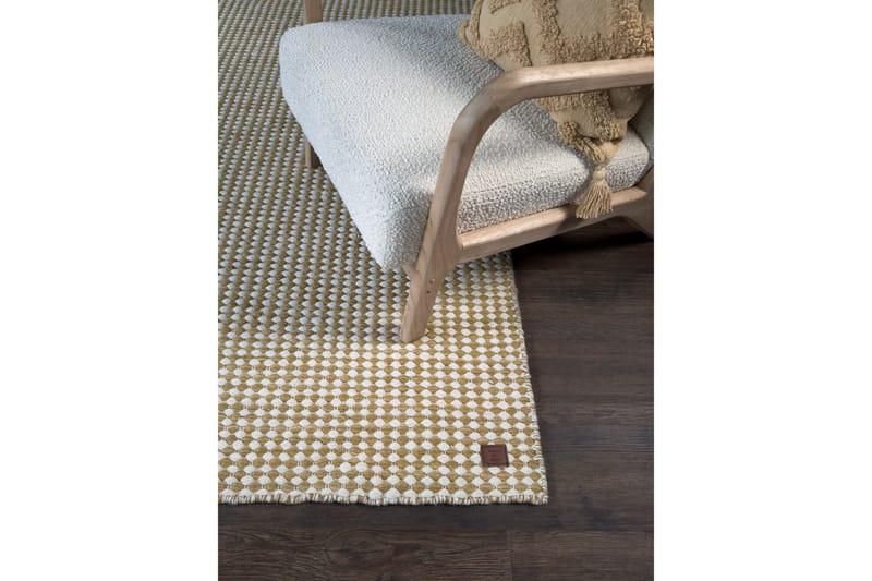 Mohardi Ullmatta 80x300 cm Oblong - Gul - Textilier & mattor - Mattor - Modern matta - Ullmattor