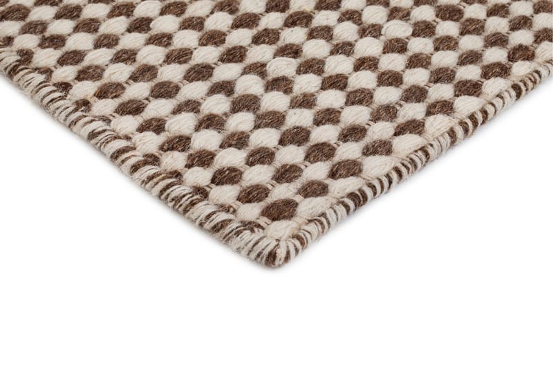 Mohardi Ullmatta 80x300 cm Oblong - Mörkbeige - Textilier & mattor - Mattor - Modern matta - Ullmattor