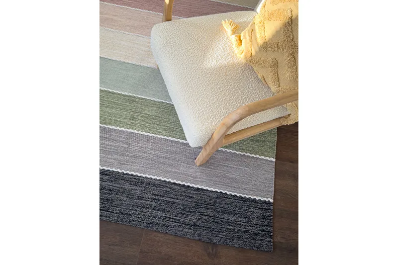 Mohsina Bomullsmatta 200x290 cm Rektangulär - Flerfärgad - Textilier & mattor - Mattor - Modern matta - Bomullsmattor