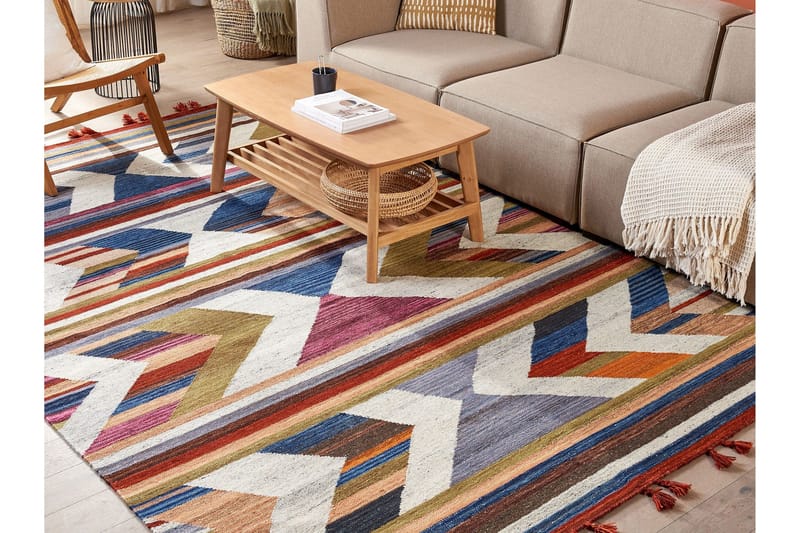 Mrgashat Ullmatta 200x300 cm - Blå - Textilier & mattor - Mattor - Modern matta - Gångmattor