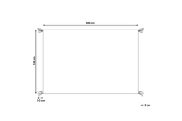Mugla Ryamatta 140x200 cm - Orange - Textilier & mattor - Mattor - Modern matta - Bomullsmattor