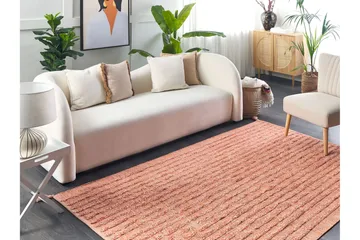 Mugla Ryamatta 160x230 cm - Orange - Textilier & mattor - Mattor - Modern matta - Bomullsmattor